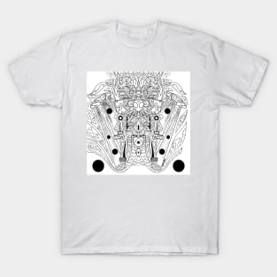 white king of totonac underworld ecopop T-Shirt